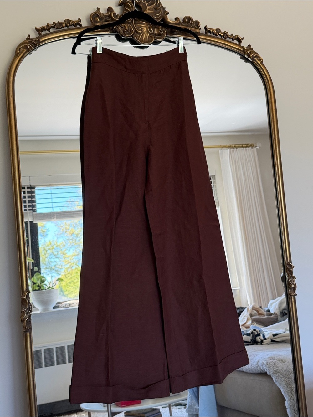 NWT Julia Amory Julia Pant Coco Linen